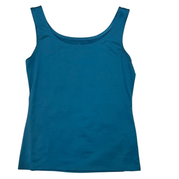 White House Black Market Tops - White House Black Market Dark Teal Sleeveless Tank Top Size: M